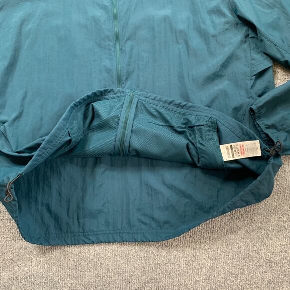 Gymshark Jacket Mens 3XL Spruce Lime Sport Windbreaker Full Zip Vented Hooded - Picture 4 of 13